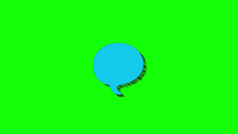 cartoon-Comic-speech-Bubble-copy-space-for-dialogue-loop-Animation-video-transparent-background-with-alpha-channel.